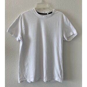 Kangol T-Shirt Tee White Kangaroo Side Logo Short Sleeve Basic Size Small